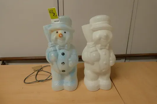 2x Schneemann, elektrisch