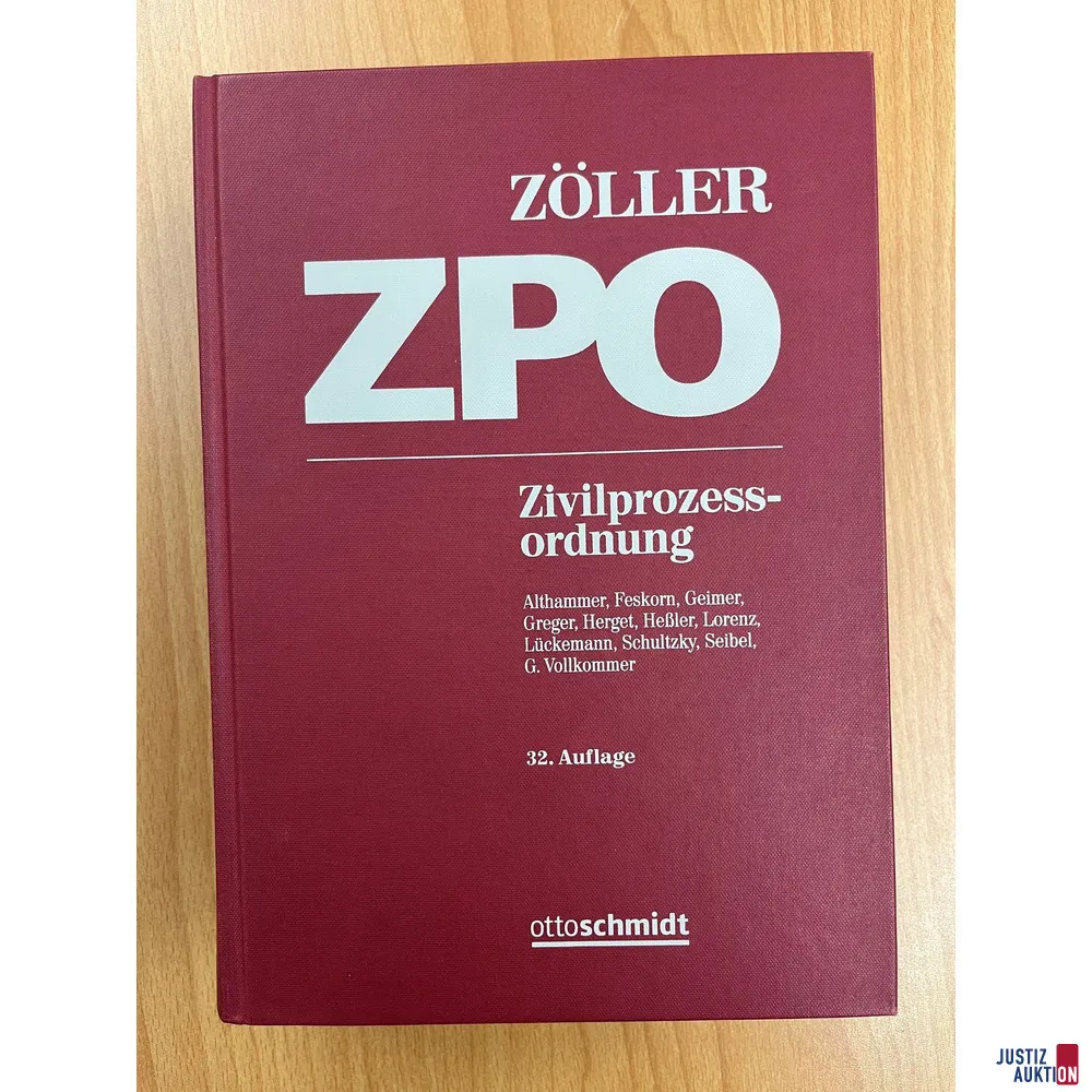 Zöller Zivilprozessordnung 32-е издание