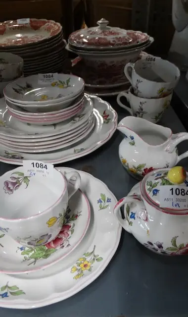 1 неполный сервиз Spode