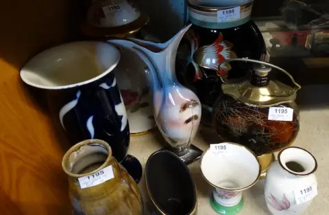 1 lot de vases