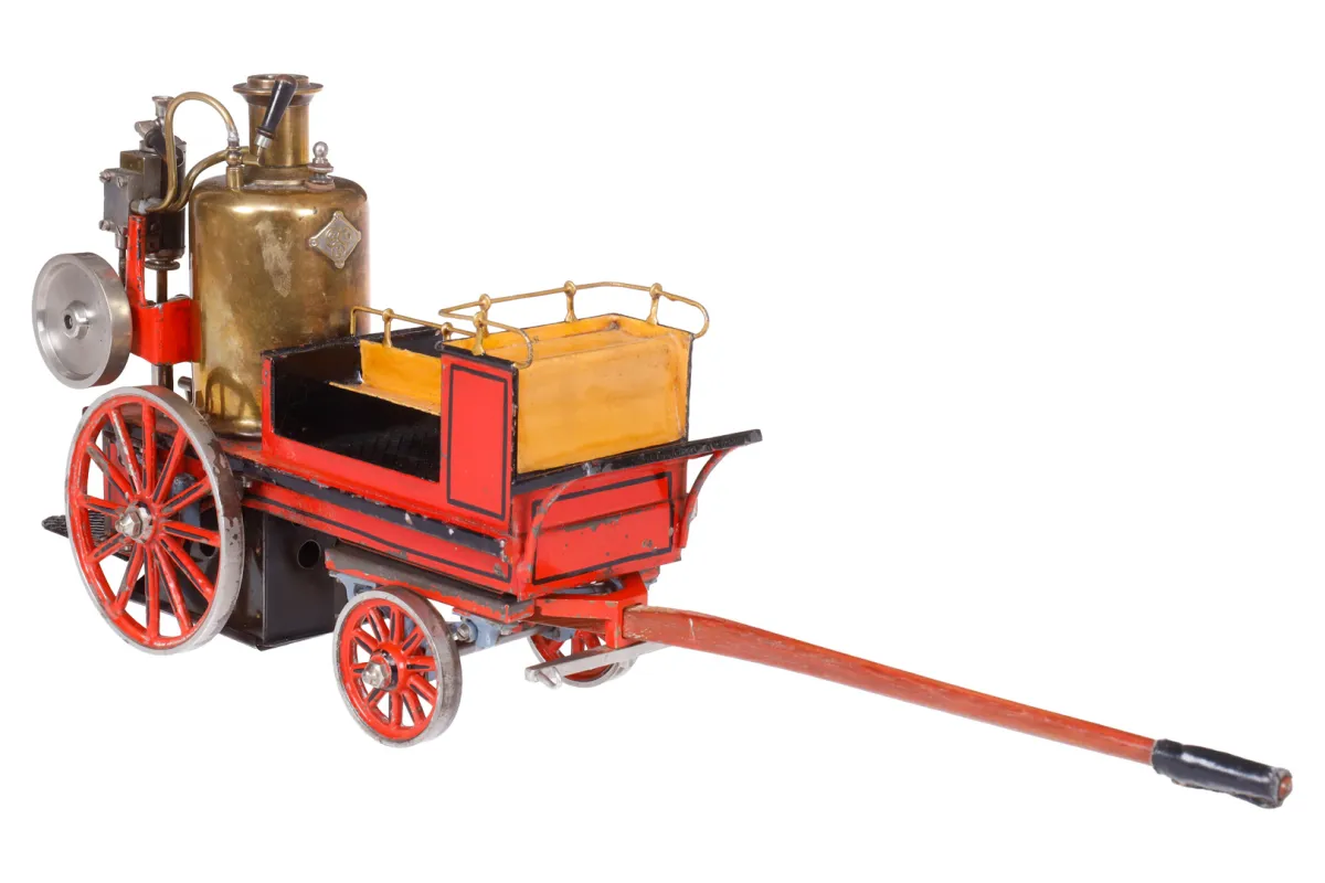 Bing brandweer stoompomp aanhangwagen