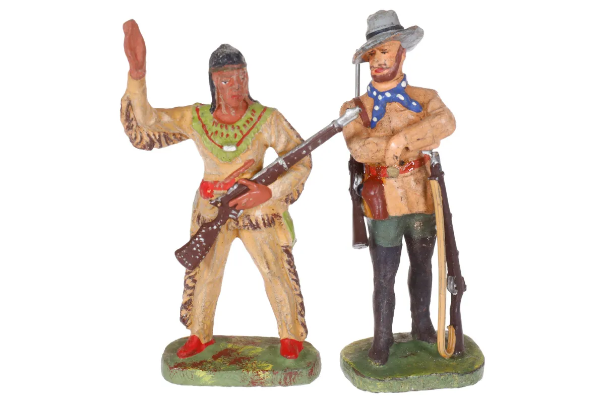 Elastolin Old Shatterhand en Winnetou