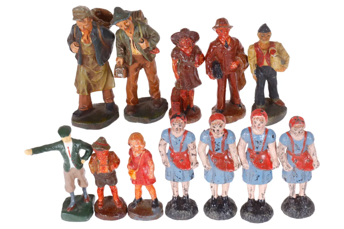 12 gipsfiguren