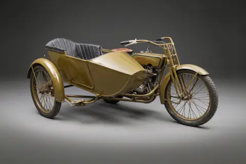 Harley-Davidson с коляской модель F