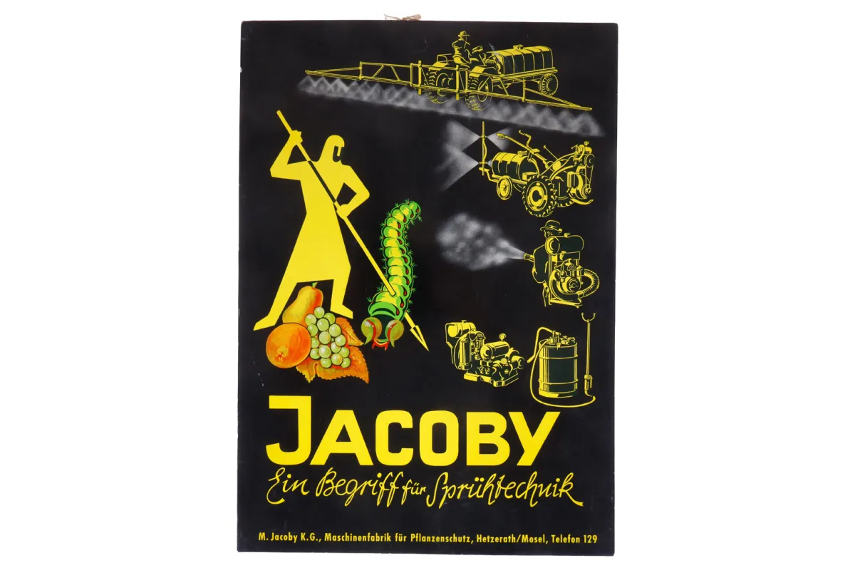 Reclame kartonnen display "Jacoby Pflanzenschutz"