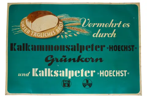 Reclame blikken bord “Kalksalpeter Höchst”