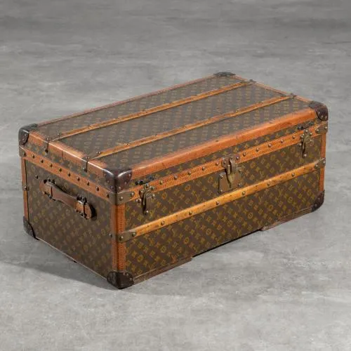 Vuitton, Louis, Paris – Antieke Louis Vuitton 'Monogram Canvas' reiskoffer, circa 1920