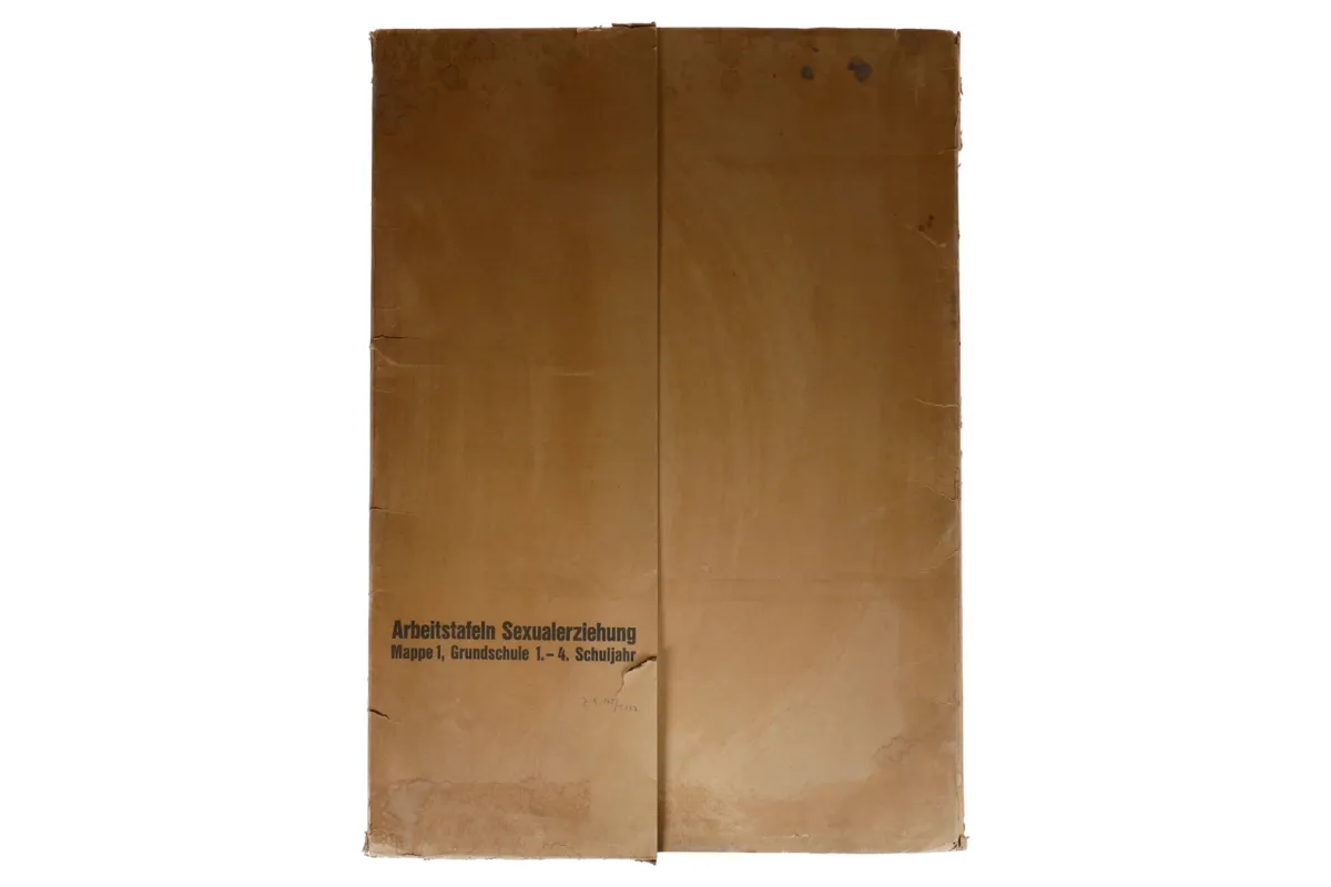 Folder with 12 work sheets sex education