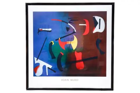 Reproductie van een kunstwerk van Joan Miró