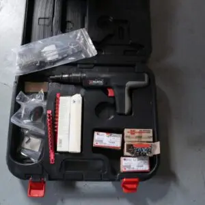 Würth BST 350 bolt setting tool with accessories in case