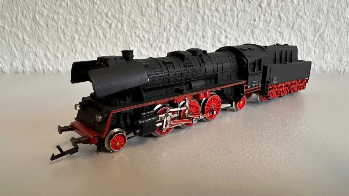 1 Modellbahn Dampflokomotive BR 23 1111 TT 1:120 / SB 12mm (gebraucht)