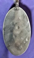 Large silver pendant, Native Navajo jewelry, approx. 8x4 cm, 18 g