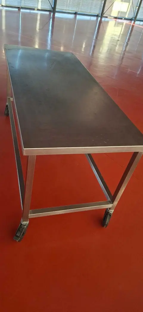 1 Rieber work table mobile tubular frame