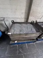 7 steel containers, galvanized