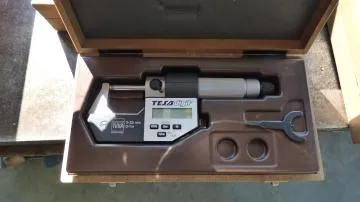 Digital outside micrometer make: TESA