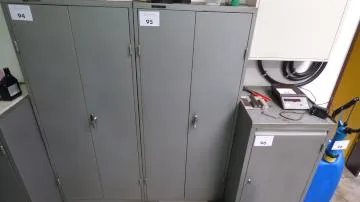 Armoire en acier double, marque : SSI SCHÄFER