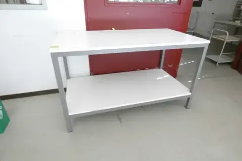 Table with two shelves