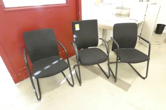 3 visitor chairs
