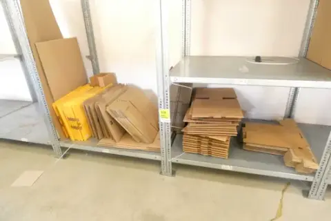 Bundle of cardboard boxes