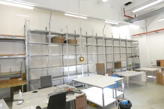 Shelving unit, 10 compartments, without contents