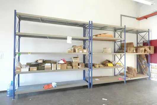 Shelving, without contents