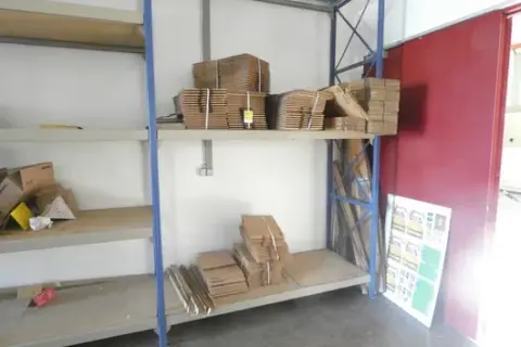 Bundle of cardboard boxes