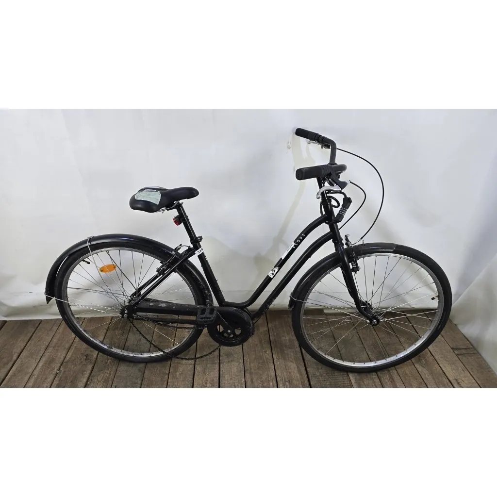 Women's bicycle, Decathlon Elops, black