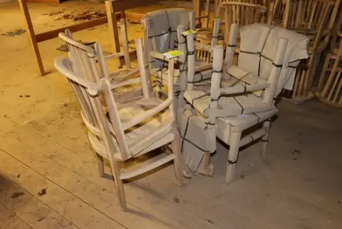 8 x Stuhl aus Holz