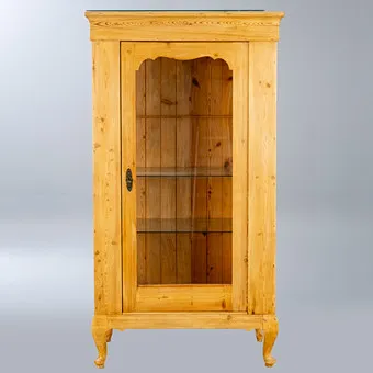 Display cabinet, softwood, Germany, 1920s/30s.