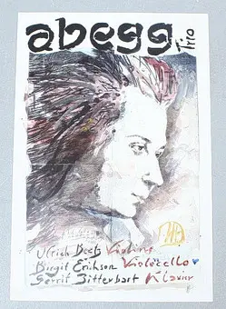 HORST JANSSEN (1929-1995). Grafiek-multiple, '' Abegg-Trio '', gesigneerd.