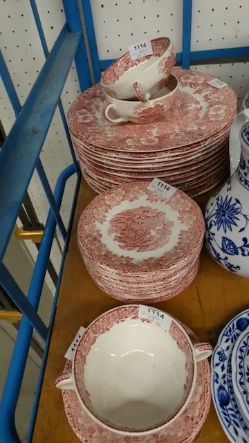 1 zbývající servis Anglie červená/bílá