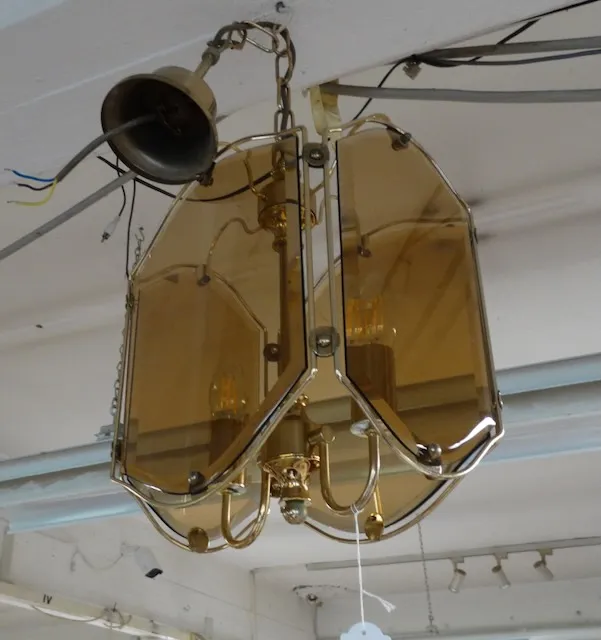 1 lampe de plafond