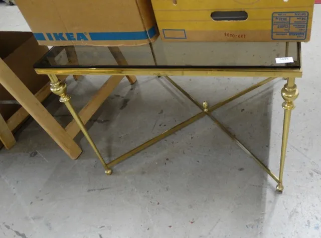 1 table en verre