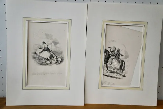 1 lot Engelse humoristische illustratiebladen