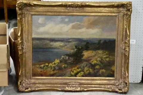 1 gr. Bild "Seelandschaft"
