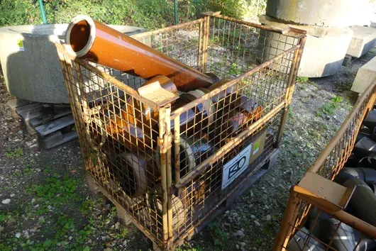 Konvolut af lerør og lerørbøjninger fra Ø 100 mm til Ø 150 mm