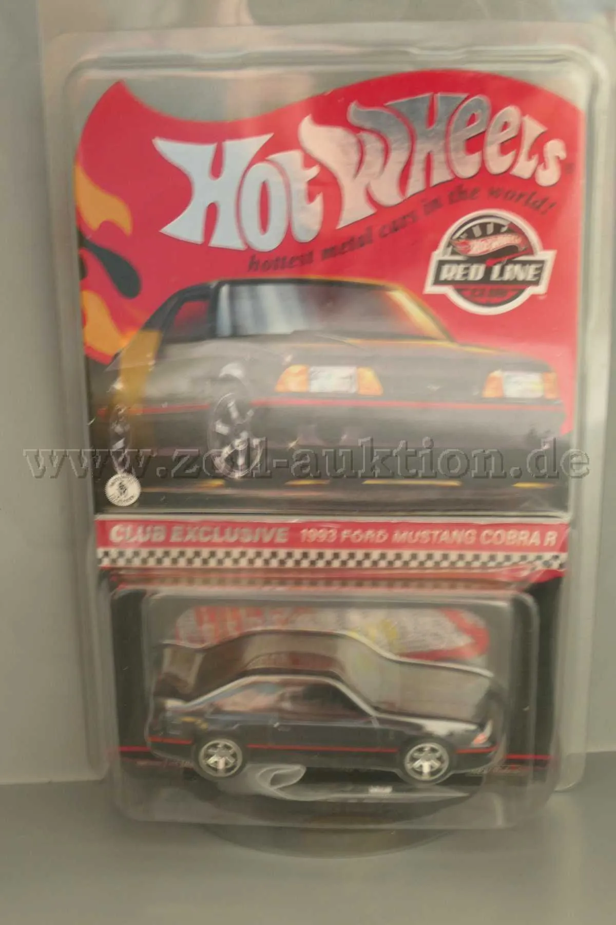 1 модель автомобиля Hot Wheels 1993 Ford Mustang Cobra R 2023 RLC, 1:64