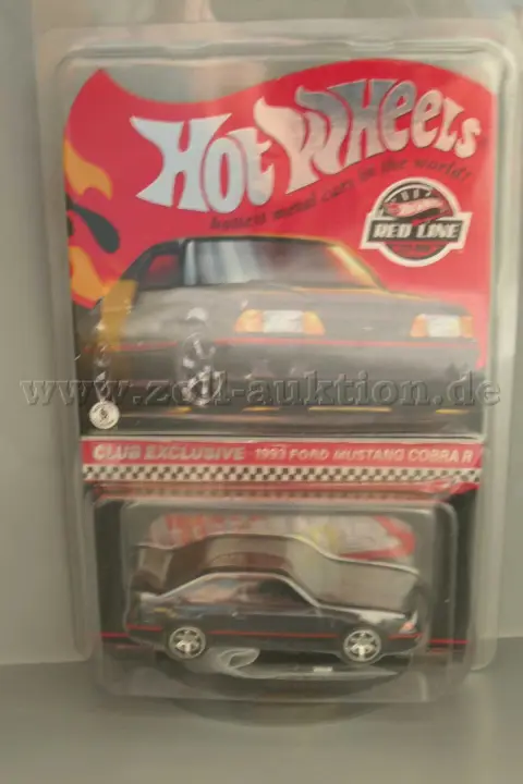 1 модель автомобиля Hot Wheels 1993 Ford Mustang Cobra R 2023 RLC, 1:64