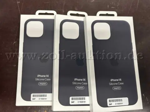 3 iPhone 14 silikonecovers Midnight med MagSafe