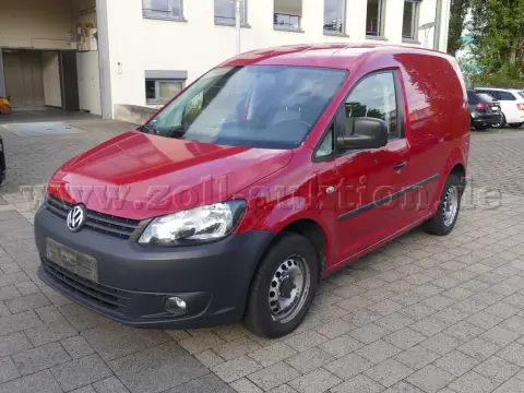 1辆 Volkswagen Caddy 1.6 TDI 厢式货车 *拖车钩*空调*货架安装