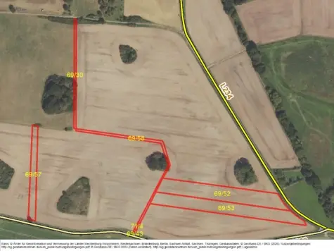 Landwirtschaftliche Flächen in Breitungen, Flur 9