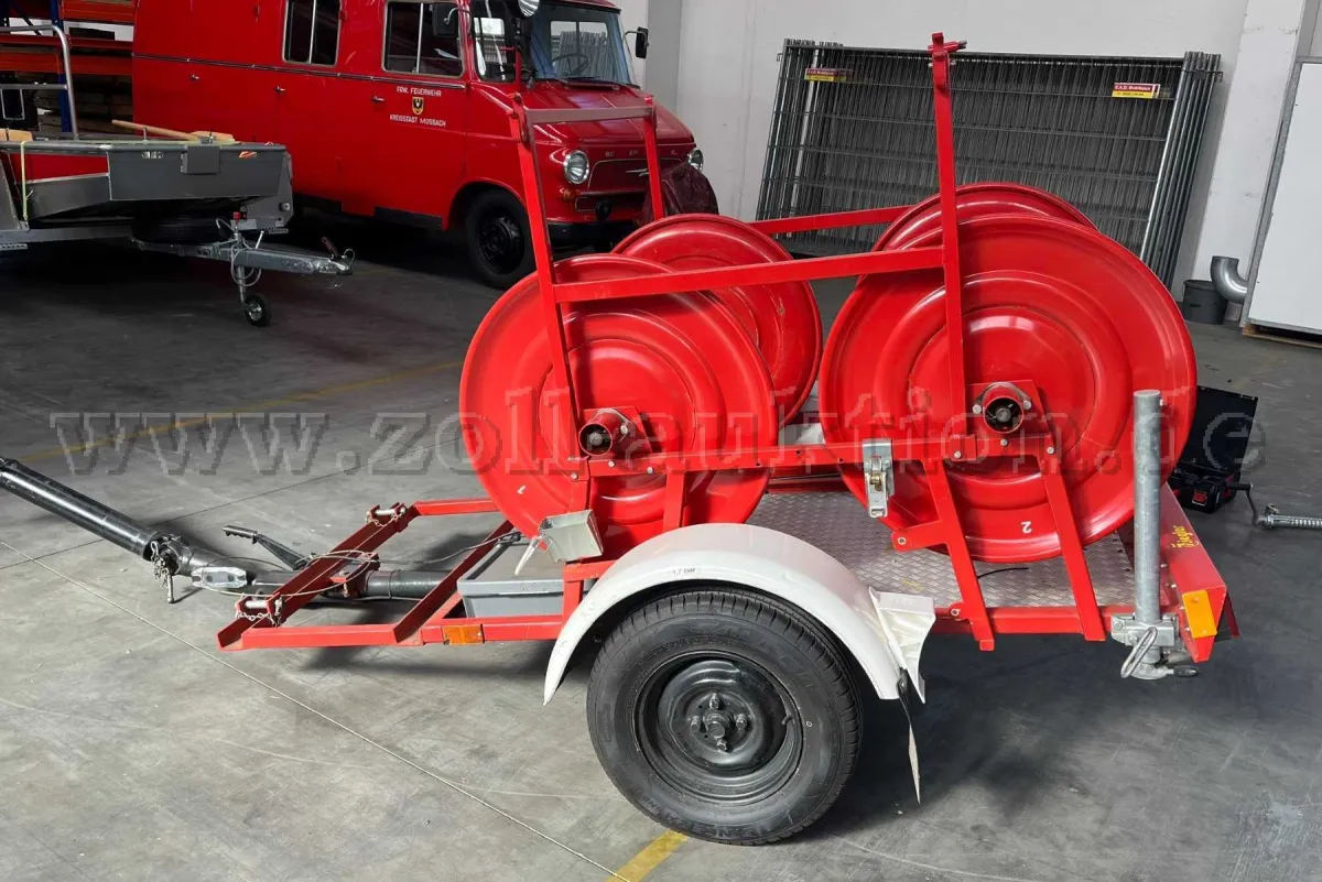 1辆二手消防拖车 - Ziegler 水带车 750公斤