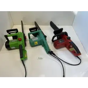 3 motoseghe elettriche