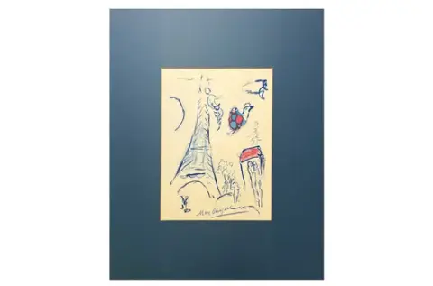 Marc Chagall - Eiffeltårnet