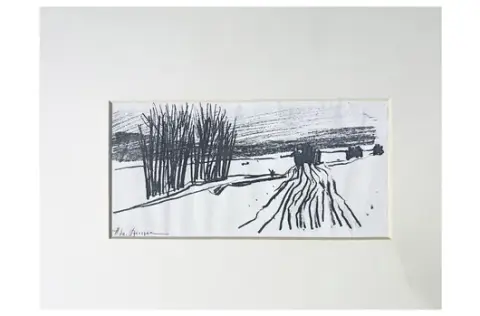 Hans Joachim Stenzel - Vinterlandskap