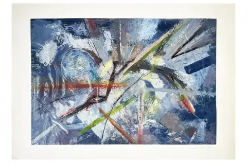 Ukjent kunstner - Abstrakt komposisjon