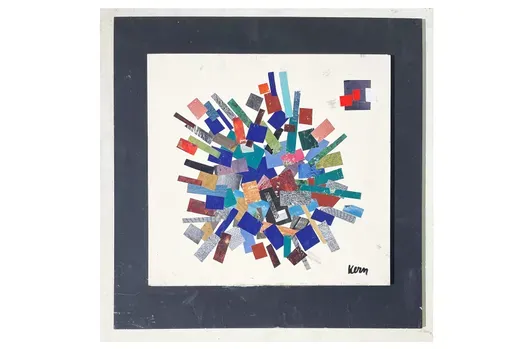 Hans Kern - Abstrakt collage