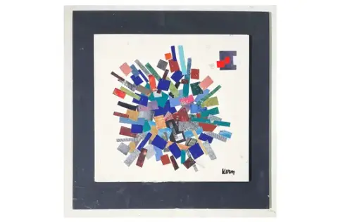 Hans Kern - Abstrakt collage