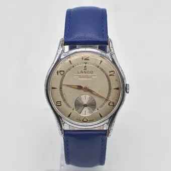 Lanco, मॉड. 11 De Luxe, 352, 17 रूबी, कलाई घड़ी, Swiss Made, मैनुअल वाइंडिंग के साथ, छोटा सेकंड डिस्प्ले, लगभग 1960 का दशक।
