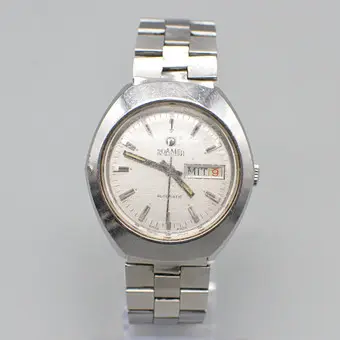 ROAMER AUTOMATIC AS 2066، daydate، فولاذ مقاوم للصدأ، نحو 1970